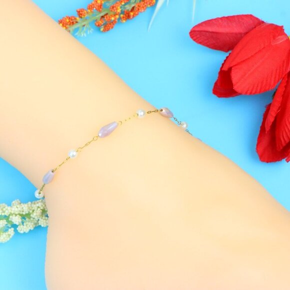 Elegant Handmade Anklet – Perfect for Women & Girls | Ideal Gift Option, DYC1433 - Picture 8 of 8